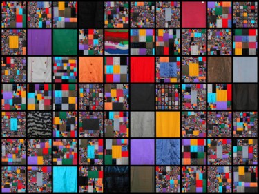 Arts numériques intitulée "Amalgame Textile.jpg" par Jean-Luc Perrault, Œuvre d'art originale, Photo montage