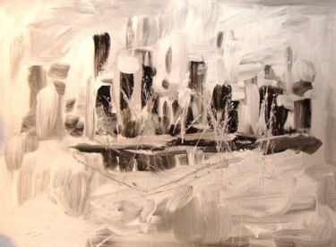 Peinture intitulée "New York 1" par Jean-Luc Portet, Œuvre d'art originale