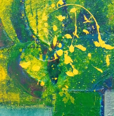 Malerei mit dem Titel "Mimosa" von Jean-Luc Richard, Original-Kunstwerk, Acryl