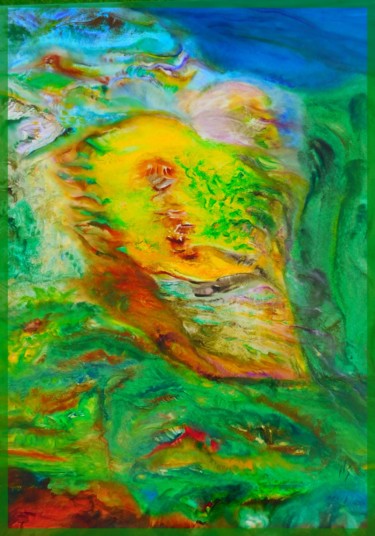 Malerei mit dem Titel "Nectar" von Jean-Luc Sert, Original-Kunstwerk, Öl