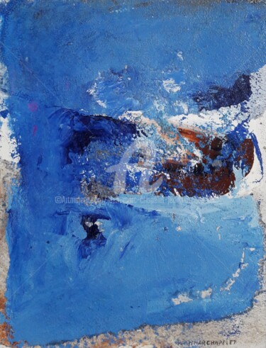 Peinture intitulée "Vague bleue.jpg" par Jean-Marc Chapelet (jeanmarchapelet), Œuvre d'art originale, Acrylique