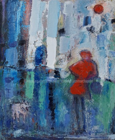 Peinture intitulée "Compte à rebours" par Jean-Marc Chapelet (jeanmarchapelet), Œuvre d'art originale, Huile