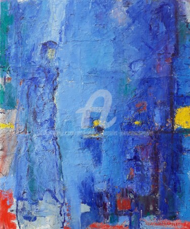 Peinture intitulée "Femme fuyant ses dé…" par Jean-Marc Chapelet (jeanmarchapelet), Œuvre d'art originale, Huile