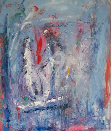 Painting titled "Voulez-vous danser…" by Jean-Marc Chapelet (jeanmarchapelet), Original Artwork, Oil