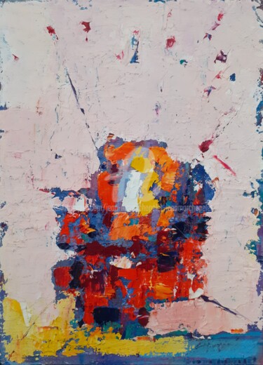 Картина под названием "Nouvel espace" - Jean-Marc Chapelet (jeanmarchapelet), Подлинное произведение искусства, Масло