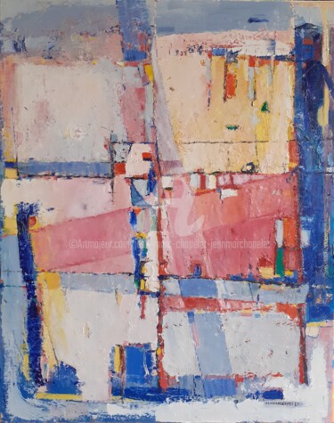 Malerei mit dem Titel "Tango abstrait" von Jean-Marc Chapelet (jeanmarchapelet), Original-Kunstwerk, Öl