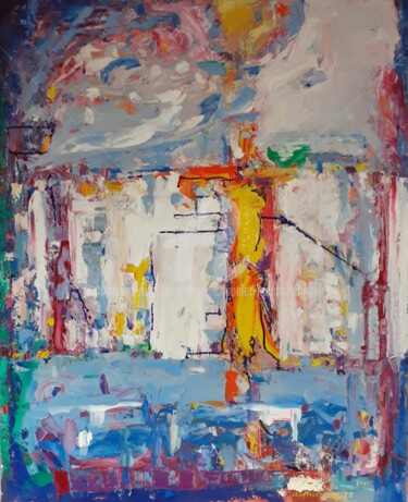 Malerei mit dem Titel "Désinvolture" von Jean-Marc Chapelet (jeanmarchapelet), Original-Kunstwerk, Öl