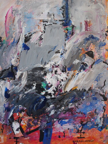 Pittura intitolato "Abstraction Lyrifiq…" da Jean-Marc Chapelet (jeanmarchapelet), Opera d'arte originale, Acrilico