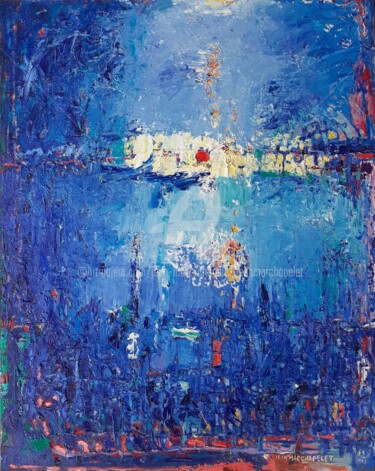 제목이 "A l'air bleu"인 미술작품 Jean-Marc Chapelet (jeanmarchapelet)로, 원작, 기름
