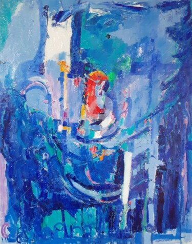 Peinture intitulée "Eclosion" par Jean-Marc Chapelet (jeanmarchapelet), Œuvre d'art originale, Huile