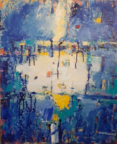 Painting titled "Janvier 2023_1" by Jean-Marc Chapelet (jeanmarchapelet), Original Artwork, Oil