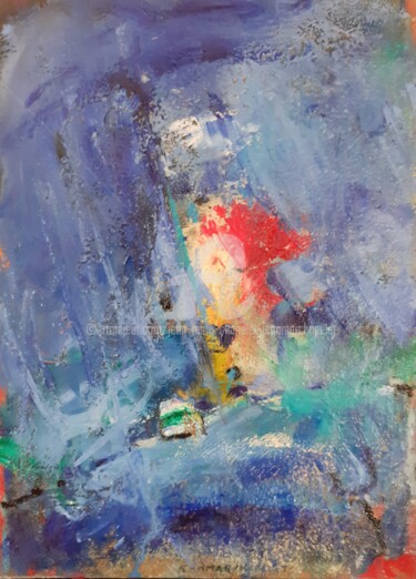 Pintura intitulada "Abstraction lyrifiq…" por Jean-Marc Chapelet (jeanmarchapelet), Obras de arte originais, Óleo
