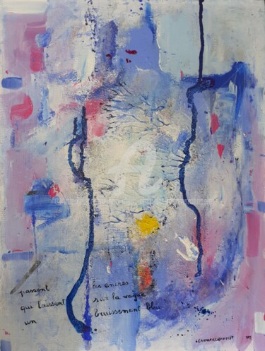 Painting titled "Abstraction Lyrifiq…" by Jean-Marc Chapelet (jeanmarchapelet), Original Artwork, Acrylic