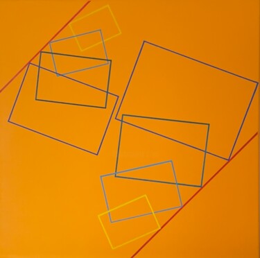 Peinture intitulée "Symétries brisées II" par Jean-Marc Gardeux, Œuvre d'art originale, Acrylique
