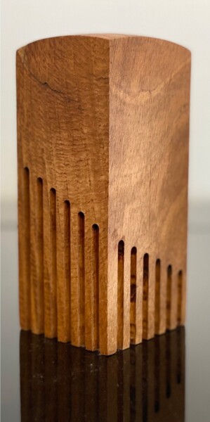 雕塑 标题为“La quille” 由Jean-Marc Gardeux, 原创艺术品, 木