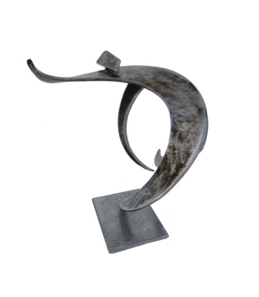 Sculpture titled "MOUVEMENT" by Jean-Marc Martinez, Original Artwork, Metals