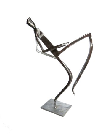 Sculpture intitulée "M" par Jean-Marc Martinez, Œuvre d'art originale, Métaux