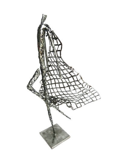 Sculpture titled "PULSION" by Jean-Marc Martinez, Original Artwork, Metals
