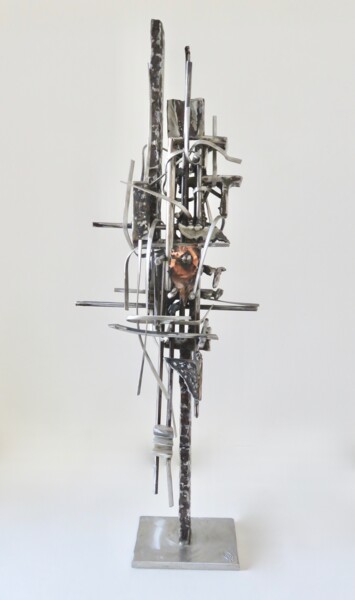 Sculpture titled "SCULPTURE METAL DES…" by Jean-Marc Martinez, Original Artwork, Metals
