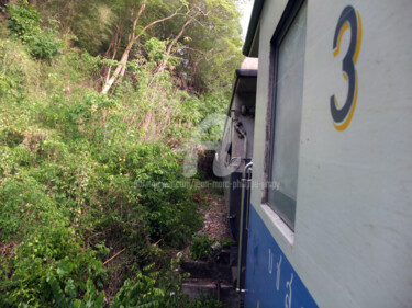 Fotografía titulada "THAI-BURMA RAILWAY" por Jean-Marc Philippe (Jimpy), Obra de arte original, Fotografía digital