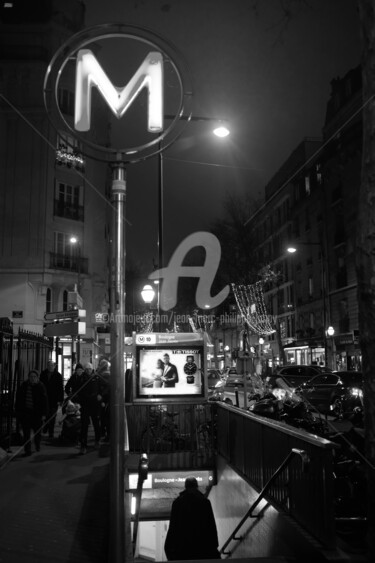 Photographie intitulée "STATION JAURÈS" par Jean-Marc Philippe (Jimpy), Œuvre d'art originale, Photographie numérique