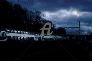 Photography titled "A RAILWAY" by Jean-Marc Philippe (Jimpy), Original Artwork, Digital Photography