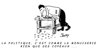 图画 标题为“RIEN QUE DES COPEAUX” 由Jean-Marc Philippe (Jimpy), 原创艺术品, 标记