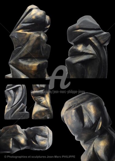 Sculpture titled "AFRICA" by Jean-Marc Philippe (Jimpy), Original Artwork, Mixed Media