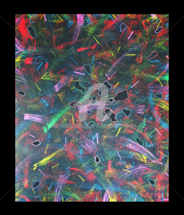 Painting titled "FIESTA DEL FUEGO" by Jean-Marc Philippe (Jimpy), Original Artwork, Acrylic