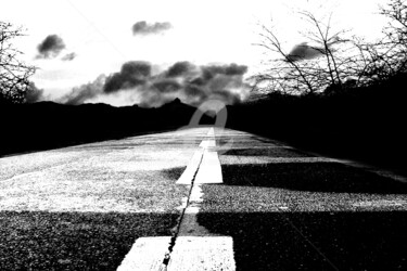 Photography titled "SUR LA ROUTE" by Jean-Marc Philippe (Jimpy), Original Artwork, Analog photography