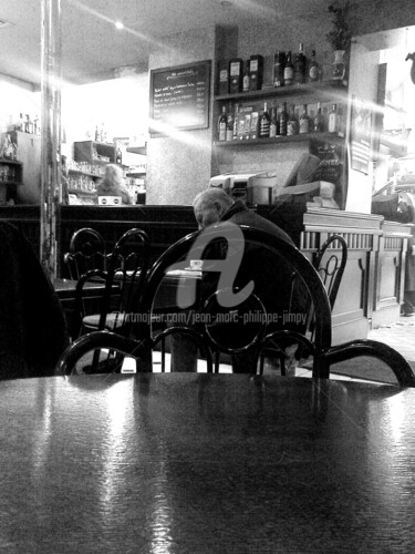 Photography titled "AU BISTROT (1)" by Jean-Marc Philippe (Jimpy), Original Artwork, Digital Photography