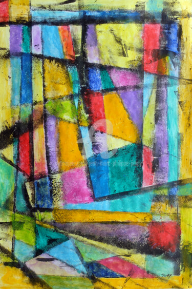 Painting titled "TENDANCES (5)" by Jean-Marc Philippe (Jimpy), Original Artwork, Acrylic