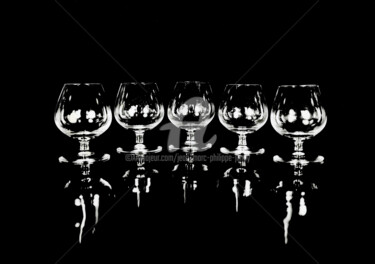 Photography titled "LES VERRES" by Jean-Marc Philippe (Jimpy), Original Artwork