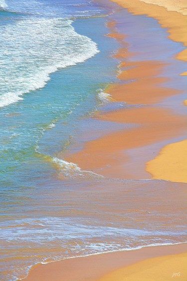 Photographie intitulée "caresse-de-mer.jpg" par Jean Marc Sparagna, Œuvre d'art originale, Photographie manipulée