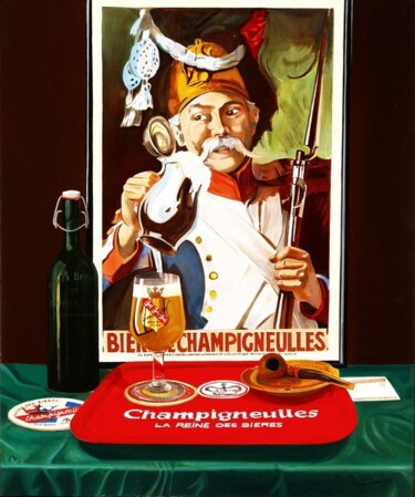 Peinture intitulée "Grenadier de Champi…" par Jean-Marie Bardyn, Œuvre d'art originale
