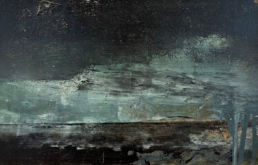 Painting titled "M1-Rivages" by Jean-Marie Dart, Original Artwork, Oil Mounted on Wood Panel