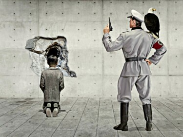 Arte digital titulada "Jeu de Rôles" por Jean-Marie Gitard (Mr STRANGE), Obra de arte original, Foto-montaje