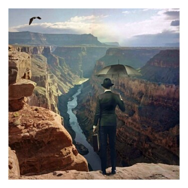 Digitale Kunst getiteld "The Grand Canyon Fo…" door Jean-Marie Gitard (Mr STRANGE), Origineel Kunstwerk, Digitale collage
