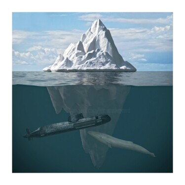 Grafika cyfrowa / sztuka generowana cyfrowo zatytułowany „The Underwater World” autorstwa Jean-Marie Gitard (Mr STRANGE), Or…