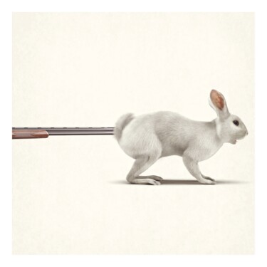 Digital Arts titled "The Art of Hunting" by Jean-Marie Gitard (Mr STRANGE), Original Artwork, Digital Collage