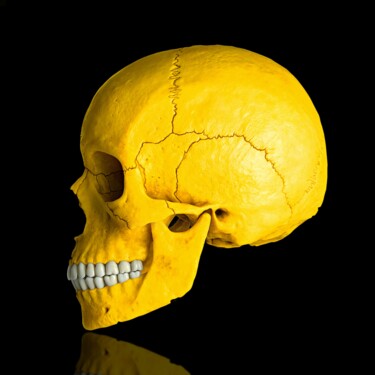 Arte digital titulada "Death in Yellow" por Jean-Marie Gitard (Mr STRANGE), Obra de arte original, Foto-montaje