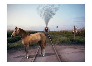Digitale Kunst mit dem Titel "The Toronto Express" von Jean-Marie Gitard (Mr STRANGE), Original-Kunstwerk, Digitale Collage