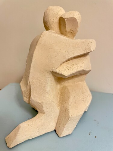 Sculpture intitulée "Toi et Moi" par Jean-Marie Gleizes, Œuvre d'art originale, Argile
