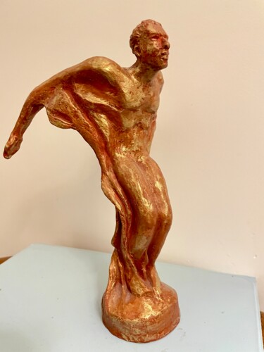 Sculpture titled "Icare" by Jean-Marie Gleizes, Original Artwork, Clay
