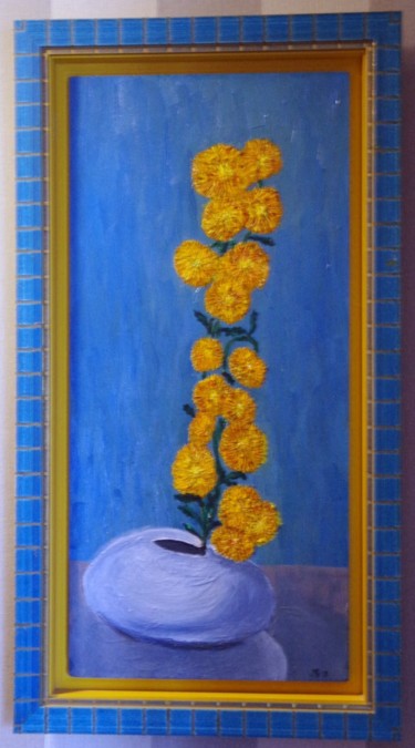 Peinture intitulée "Bouquet de roses d'…" par Jean-Marie Reynaud (jmry), Œuvre d'art originale