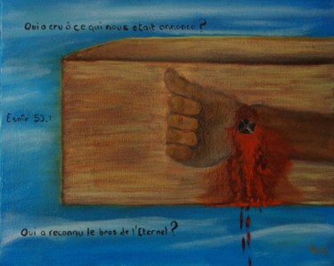 Peinture intitulée ""J'ai tendu la main…" par Jean-Marie Reynaud (jmry), Œuvre d'art originale