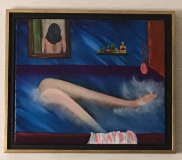 Peinture intitulée "Le bain entre fille…" par Jean-Marie Reynaud (jmry), Œuvre d'art originale