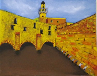 Painting titled "Le mur des lamentat…" by Jean-Marie Reynaud (jmry), Original Artwork