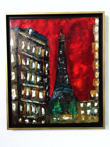Painting titled "Paris" by Jean-Marie Reynaud (jmry), Original Artwork