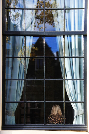 Fotografie mit dem Titel "Window, Amsterdam" von Jean-Marie Virat, Original-Kunstwerk, Digitale Fotografie